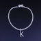 Letter Initial Crystal Necklace