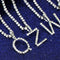 Letter Initial Crystal Necklace