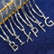 Letter Initial Crystal Necklace