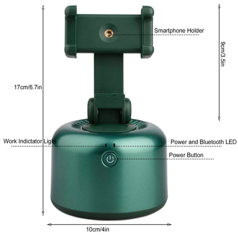 360° Rotation Auto Tracking Smart Personal Robot-Cameraman