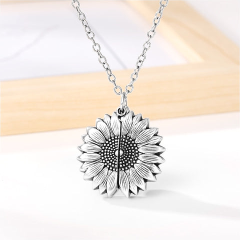 Fabulous - You Are My Sunshine Sunflower Necklace