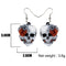 Acrylic Halloween Skull Earrings