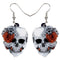 Acrylic Halloween Skull Earrings