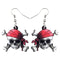 Acrylic Halloween Skull Earrings