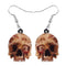 Acrylic Halloween Skull Earrings