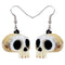 Acrylic Halloween Skull Earrings