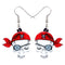 Acrylic Halloween Skull Earrings