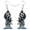 Acrylic Halloween Skull Earrings