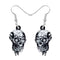Acrylic Halloween Skull Earrings