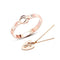 Remarkable Lock Key Bracelet-Necklace Set