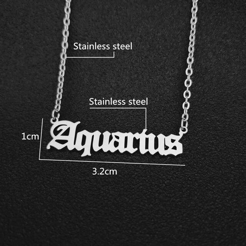 Stunning Zodiac Pendant Necklace - Excellent for any outfit