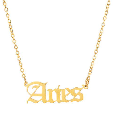 Stunning Zodiac Pendant Necklace - Excellent for any outfit