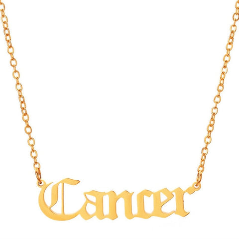Stunning Zodiac Pendant Necklace - Excellent for any outfit