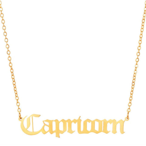 Stunning Zodiac Pendant Necklace - Excellent for any outfit