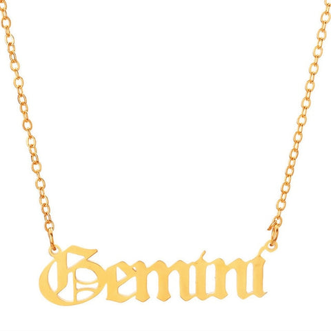 Stunning Zodiac Pendant Necklace - Excellent for any outfit