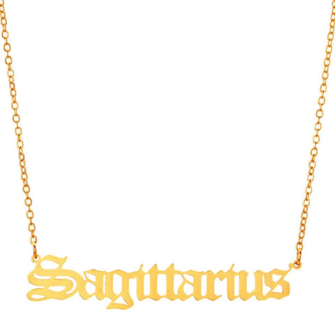 Stunning Zodiac Pendant Necklace - Excellent for any outfit