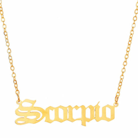 Stunning Zodiac Pendant Necklace - Excellent for any outfit
