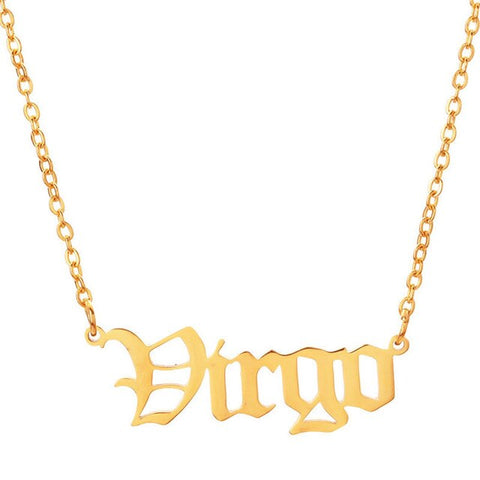 Stunning Zodiac Pendant Necklace - Excellent for any outfit
