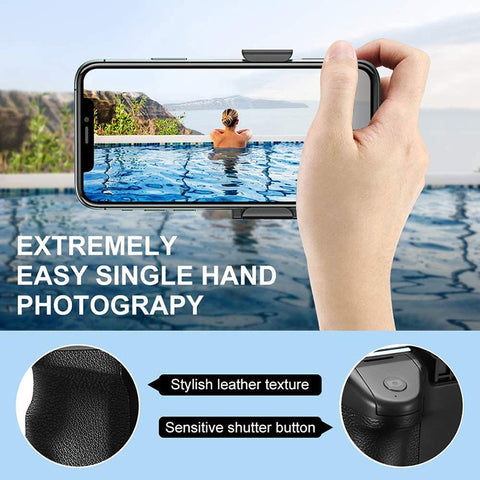 Wireless Smartphone Handle Grip Holder with Shutter