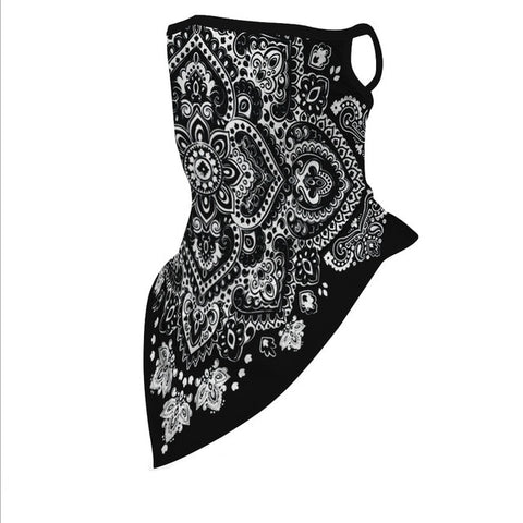 Face Cover Balaclava Scarf Neck Outdoor Sport Earloop Headband Unisex Fashion Funny Windproof Dust Scarf Wrap Camping Accessory