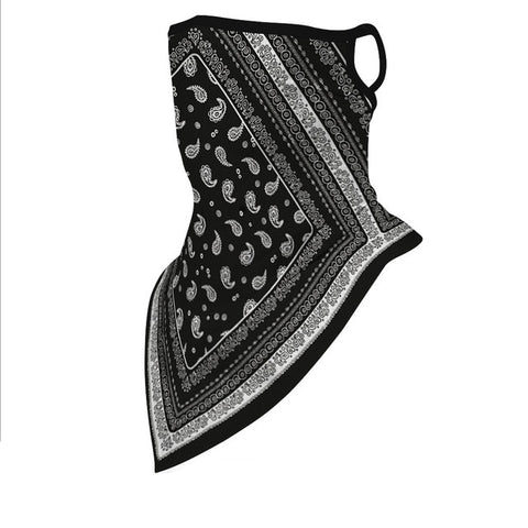 Face Cover Balaclava Scarf Neck Outdoor Sport Earloop Headband Unisex Fashion Funny Windproof Dust Scarf Wrap Camping Accessory
