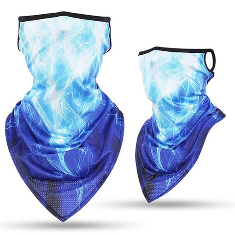 Face Cover Balaclava Scarf Neck Outdoor Sport Earloop Headband Unisex Fashion Funny Windproof Dust Scarf Wrap Camping Accessory