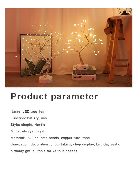 Amazing LED Night Light Bonsai