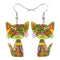 Supercute Colorful Cat Earrings