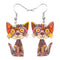Supercute Colorful Cat Earrings